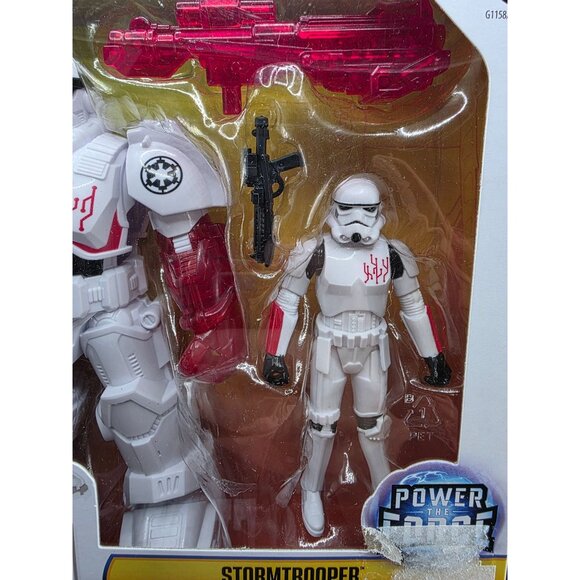 Star Wars Power of The Force Stormtrooper Mech Force Suit Action Figure Toy - Picture 5 of 9